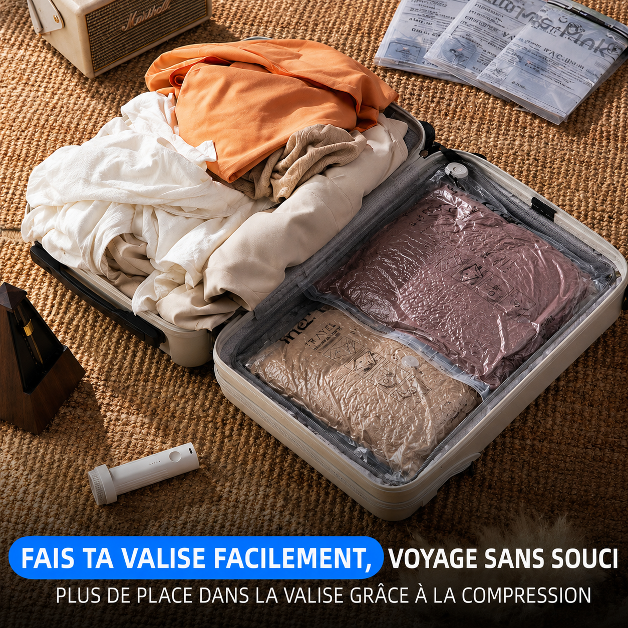 Kelvora SmartPack™ – Kit de compression de voyage