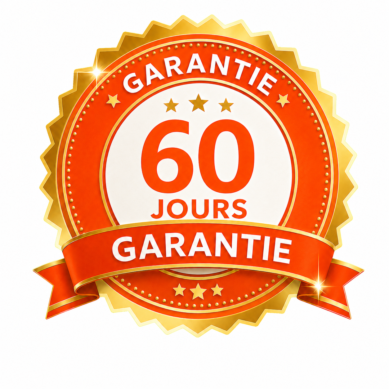 Garantie satisfait ou remboursé de 60 jours
