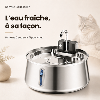 Kelvora FélinFlow™ Fontaine sans fil