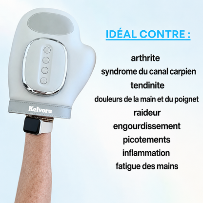 Kelvora™ Masseur de main – Apaise les tensions et les articulations fatiguées