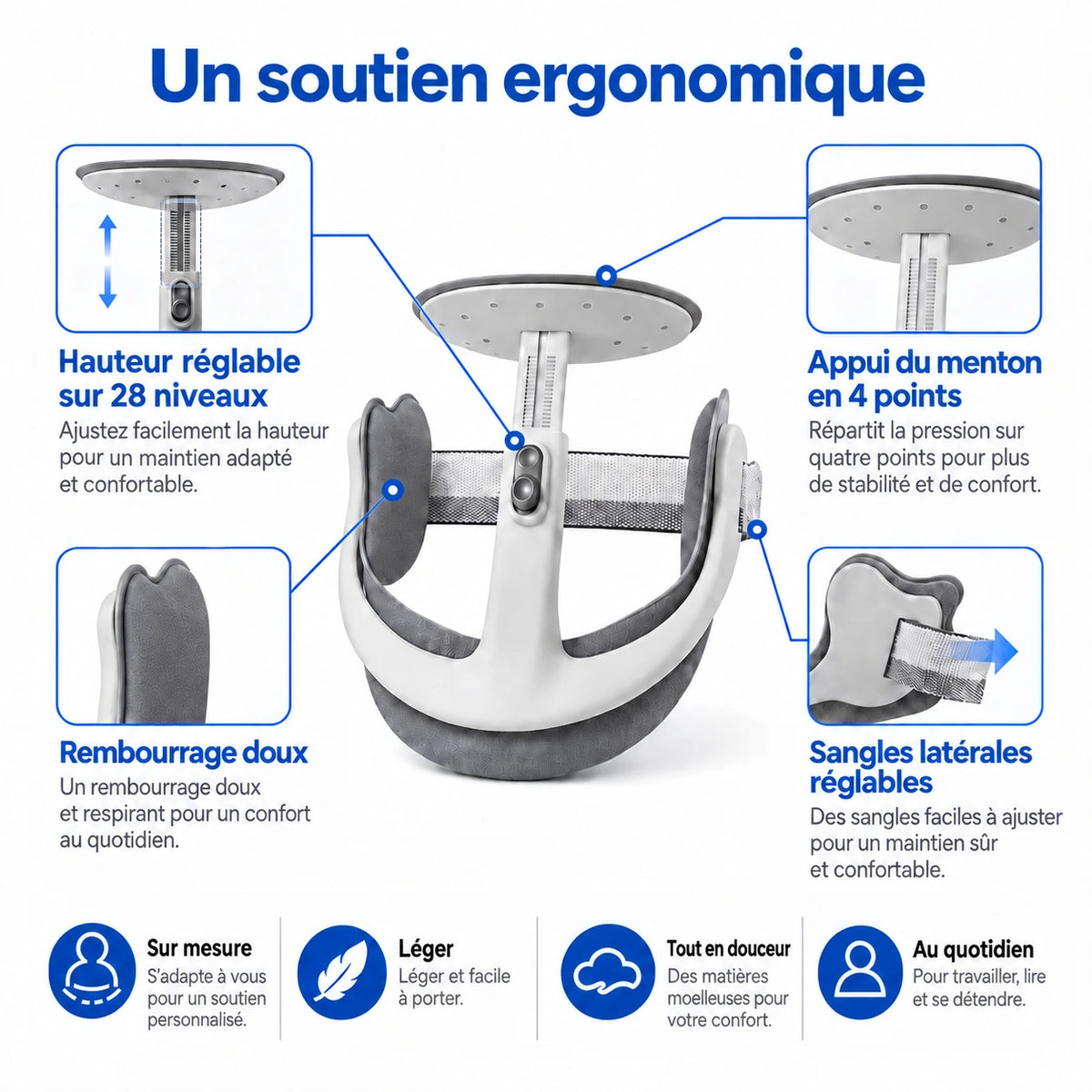Kelvora – Support cervical ajustable