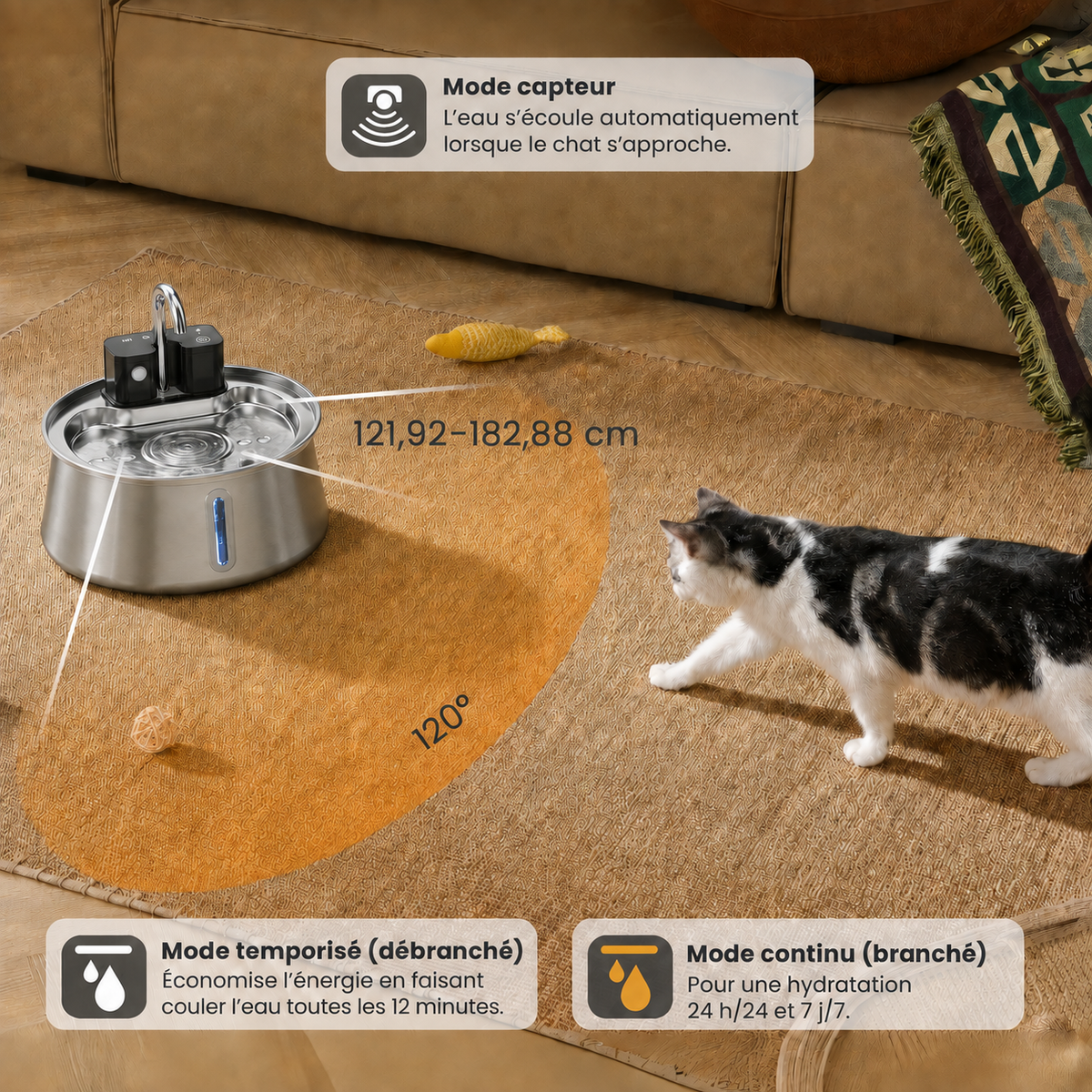Réveille l'instinct naturel de votre chat