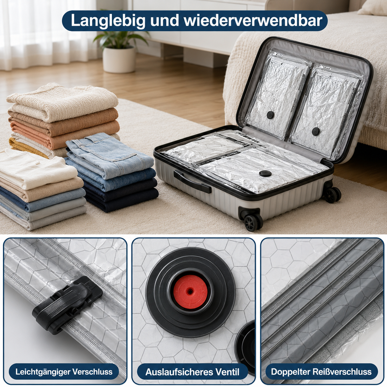 Kelvora SmartPack™ Reise-Kompressionsset